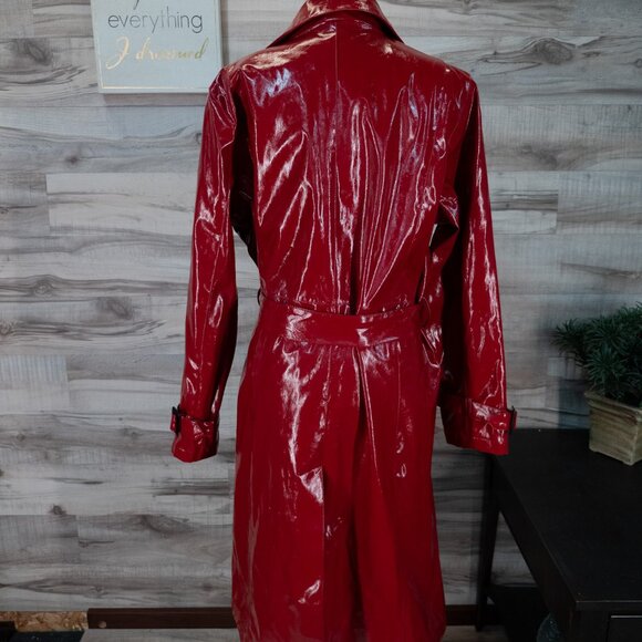 Womens Venezia Polyvinyl red jacket size 14/16 - Picture 8 of 9